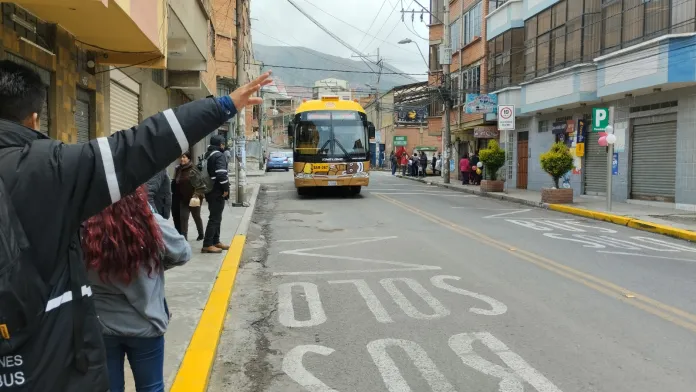 Cambio de ruta de La Paz BUS por inclemencias del tiempo