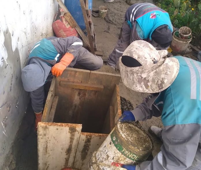 Ejecutaron obras de drenaje pluvial en Valle Hermoso Central