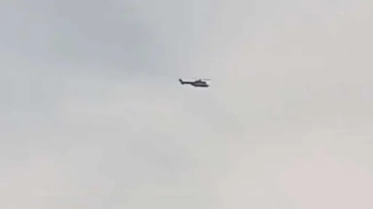 Vuelo de un helicóptero en Lauca Ñ pone nervioso a “guardia” de Morales