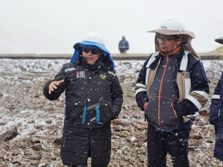 Nevadas aumentan caudal de represa de Milluni